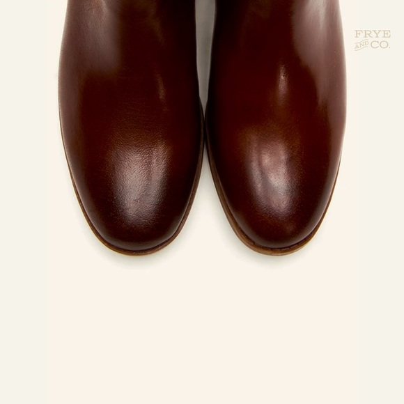 Frye Jolie Whip Cognac Leather Knee High Tall Boot - Picture 5 of 11